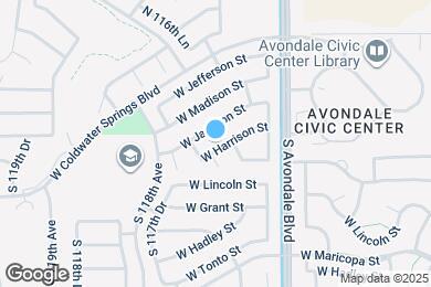 Map image of the property - 11614 W Harrison St