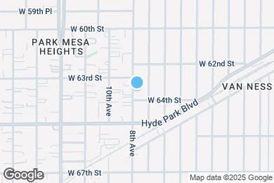 Map image of the property - 6322 8th Ave