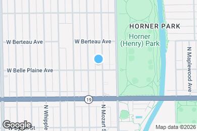 Map image of the property - 4104 N Mozart St