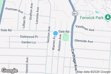 Map image of the property - 5604 Warren Ave