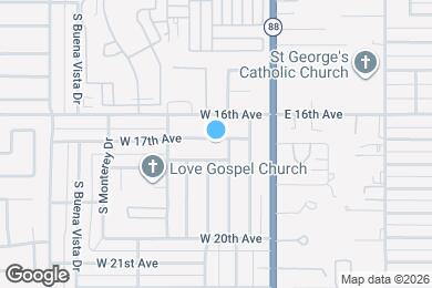 Map image of the property - 215 W 17th Ave