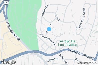 Map image of the property - 607 Pinon Dr