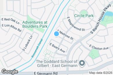 Map image of the property - 3869 E Claxton Ave