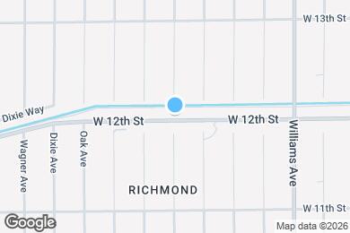 Map image of the property - 1416-1418 W 12th St