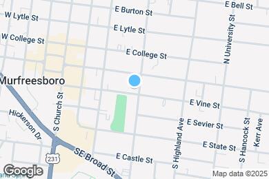 Map image of the property - 112 S Maney Ave