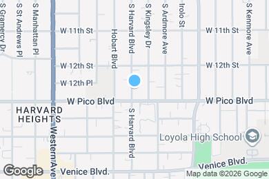 Map image of the property - 1240 S Harvard Blvd