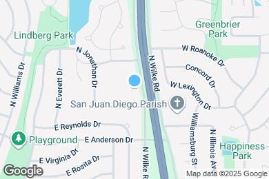 Map image of the property - 444 N Wilke Rd