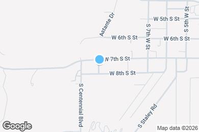 Map image of the property - 1034 W 8th S St