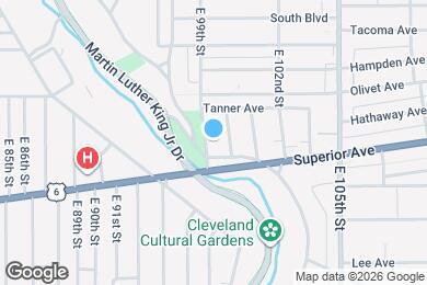 Map image of the property - 1265 E 99th St