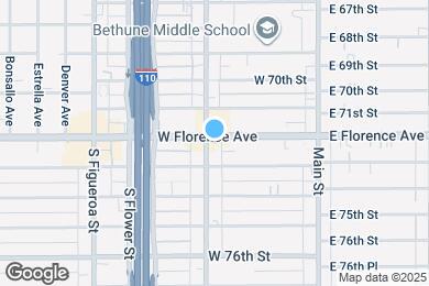 Map image of the property - 256 W Florence Ave