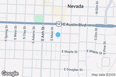 Map image of the property - 320 S Cedar St