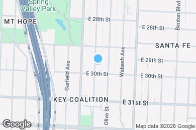Map image of the property - 2933 Park Ave