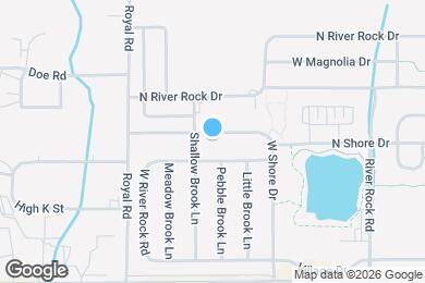 Map image of the property - 505 W Shore Dr