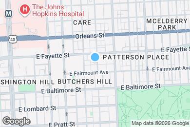 Map image of the property - 118 N Collington Ave.
