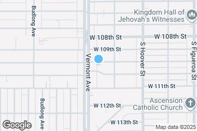 Map image of the property - 836 W 109th Pl