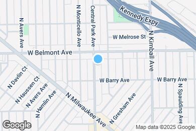Map image of the property - 3131 N Central Park Ave