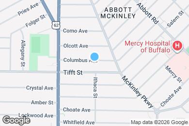 Map image of the property - 85 Columbus Ave