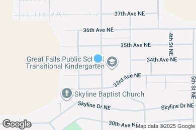 Map image of the property - 3304 2nd St NE