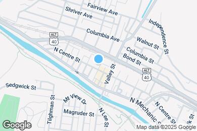 Map image of the property - 529 N Centre St