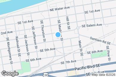 Map image of the property - 827 SE 4th Ave