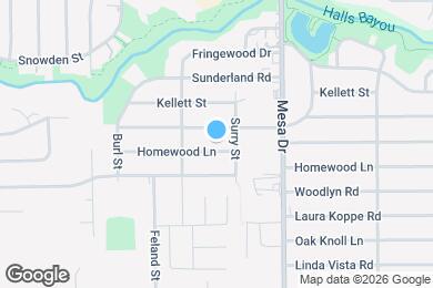 Map image of the property - 8623 Homewood Ln