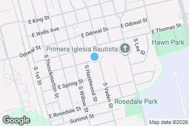 Map image of the property - 1014 E Epstein St