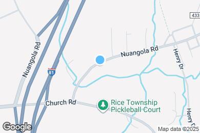 Map image of the property - 2956 Nuangola Rd