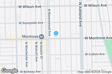 Map image of the property - 1756 W Montrose Ave