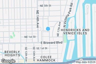 Map image of the property - 151 NE 16th Ave