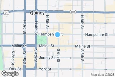 Map image of the property - 127 N 6th St