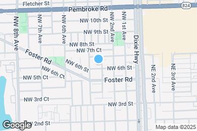 Map image of the property - 605 NW 3rd Ave