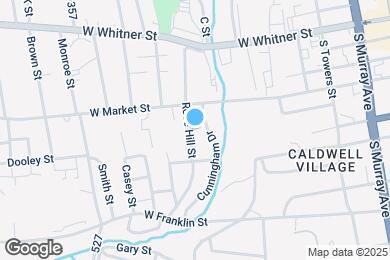 Map image of the property - 403 Rose Hill St