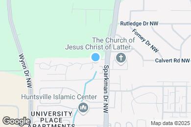 Map image of the property - 1601 Sparkman Dr NW