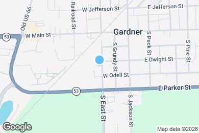 Map image of the property - 303 S East St