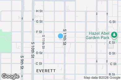 Map image of the property - 1228 E St