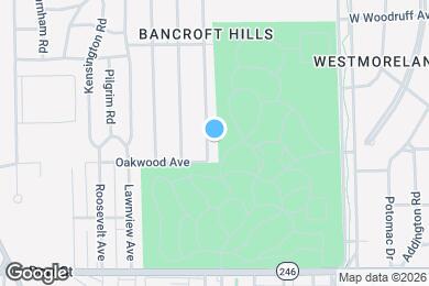 Map image of the property - 1720 Evansdale Ave