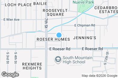 Map image of the property - 744 E Atlanta Ave