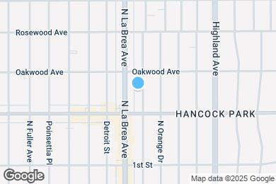 Map image of the property - 333 N Sycamore Ave