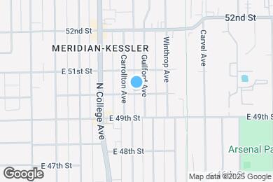 Map image of the property - 818 E 50th St