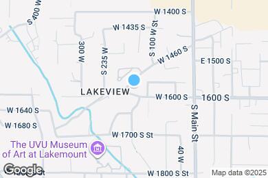 Map image of the property - 160 W 1600 S