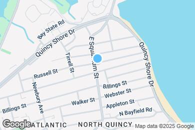 Map image of the property - 279 E Squantum St