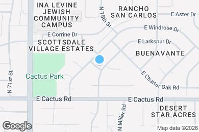 Map image of the property - 12402 N 74th Pl