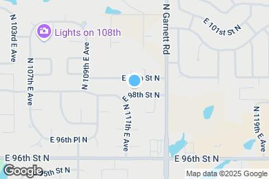 Map image of the property - 11105 E 98th St N
