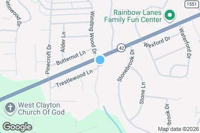 Map image of the property - 109 Walnut Creek Dr