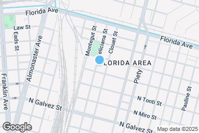 Map image of the property - 2419 Feliciana St