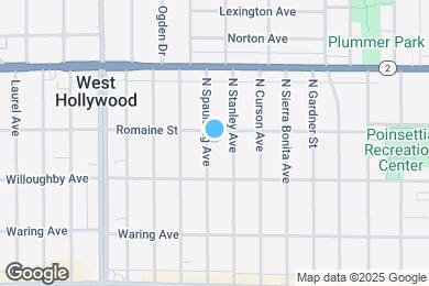 Map image of the property - 938 North Spaulding Avenue Apartments