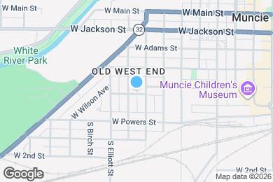 Map image of the property - 820 W Howard St