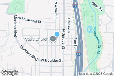 Map image of the property - 523 N Walnut St