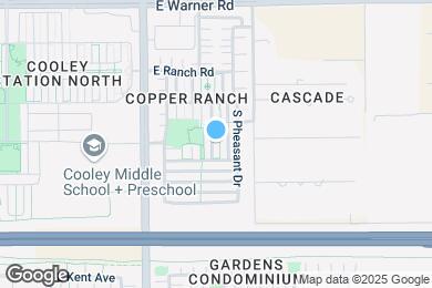 Map image of the property - 1051 S Cheshire Ln