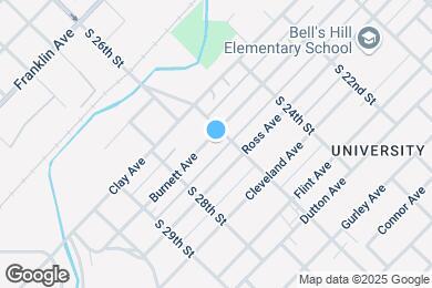 Map image of the property - 2610 Burnett Ave
